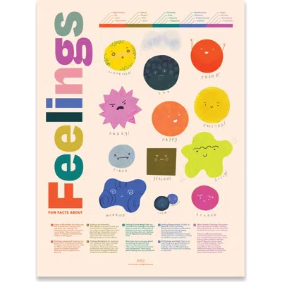 Fun Fact Co. Fun Facts About Feelings Giclée Print In Multi