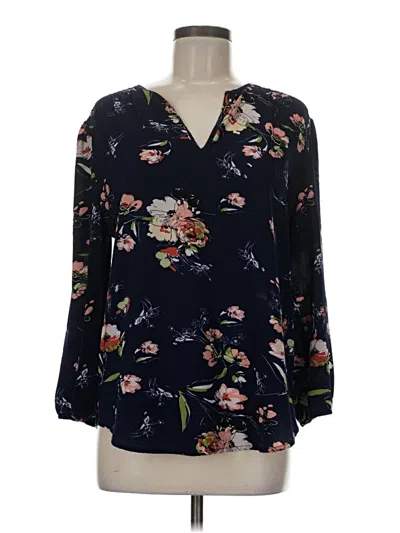 Pre-owned Fun2fun 3/4 Sleeve Blouse In Black
