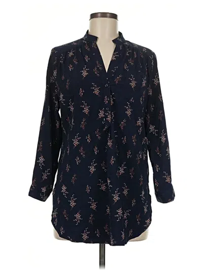 Pre-owned Fun2fun 3/4 Sleeve Blouse In Black