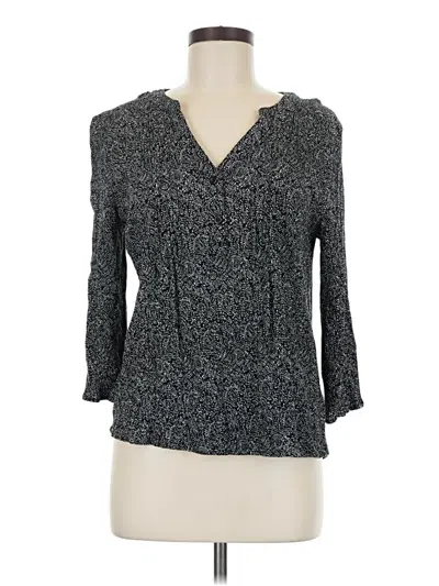Pre-owned Fun2fun 3/4 Sleeve Blouse In Gray