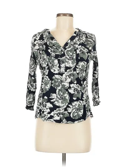 Pre-owned Fun2fun 3/4 Sleeve Blouse In Green