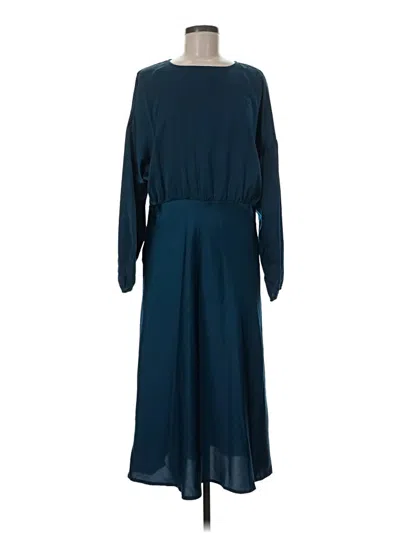 Pre-owned Fun2fun Casual Dress In Teal