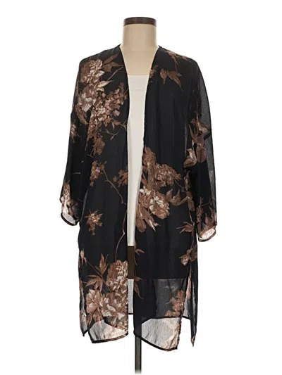 Pre-owned Fun2fun Kimono In Black