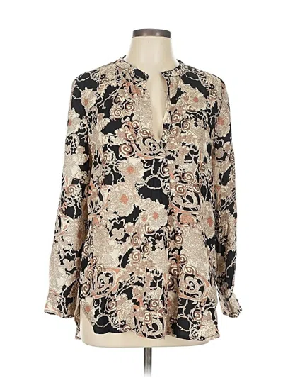 Pre-owned Fun2fun Long Sleeve Blouse In White