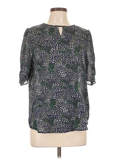 Pre-owned Fun2fun Short Sleeve Blouse In Green