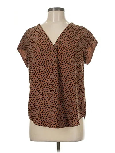 Pre-owned Fun2fun Short Sleeve T-shirt In Brown
