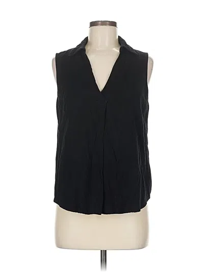 Pre-owned Fun2fun Sleeveless Blouse In Black