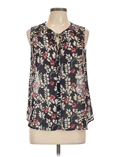 Pre-owned Fun2fun Sleeveless Blouse In Black