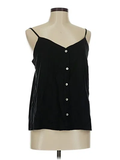 Pre-owned Fun2fun Sleeveless Blouse In Black