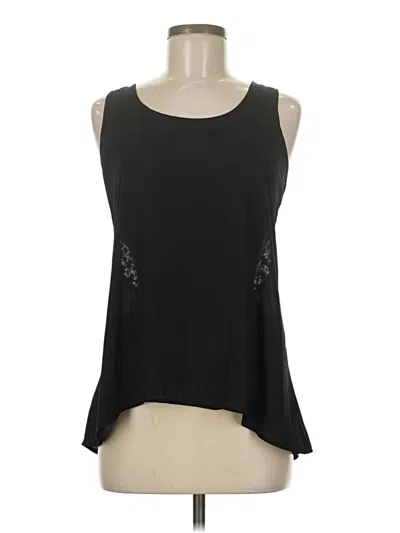 Pre-owned Fun2fun Sleeveless Blouse In Black