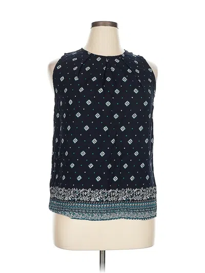 Pre-owned Fun2fun Sleeveless Blouse In Blue