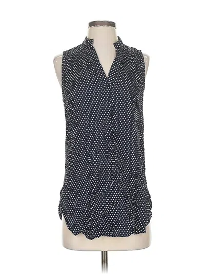Pre-owned Fun2fun Sleeveless Blouse In Blue