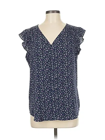 Pre-owned Fun2fun Sleeveless Blouse In Blue