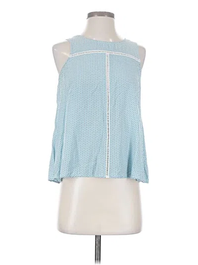 Pre-owned Fun2fun Sleeveless Blouse In Blue