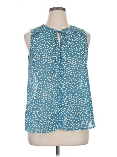 Pre-owned Fun2fun Sleeveless Blouse In Blue