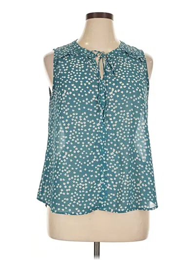 Pre-owned Fun2fun Sleeveless Blouse In Blue