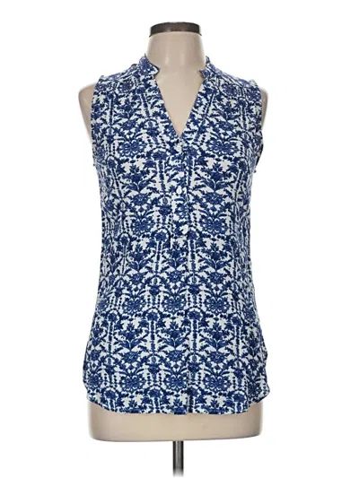 Pre-owned Fun2fun Sleeveless Blouse In Blue