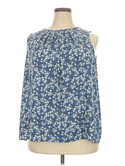 Pre-owned Fun2fun Sleeveless Blouse In Blue