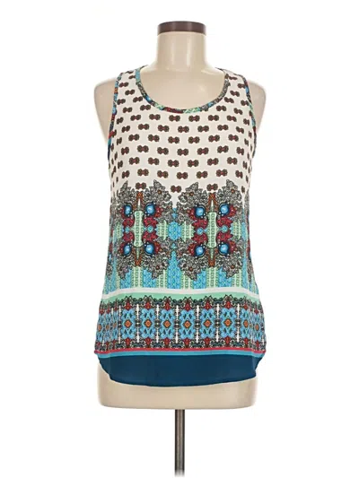 Pre-owned Fun2fun Sleeveless Blouse In Blue