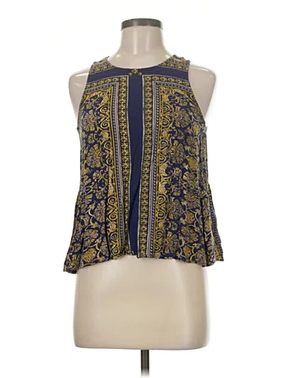 Pre-owned Fun2fun Sleeveless Blouse In Gold
