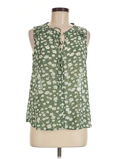 Pre-owned Fun2fun Sleeveless Blouse In Green