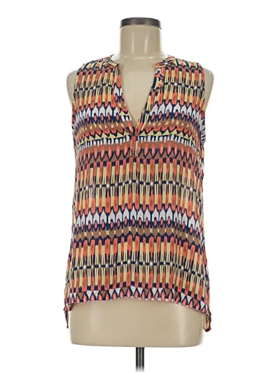 Pre-owned Fun2fun Sleeveless Blouse In Orange