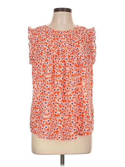 Pre-owned Fun2fun Sleeveless Blouse In Orange