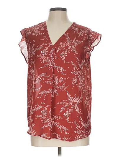 Pre-owned Fun2fun Sleeveless Blouse In Red