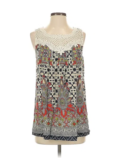 Pre-owned Fun2fun Sleeveless Blouse In White