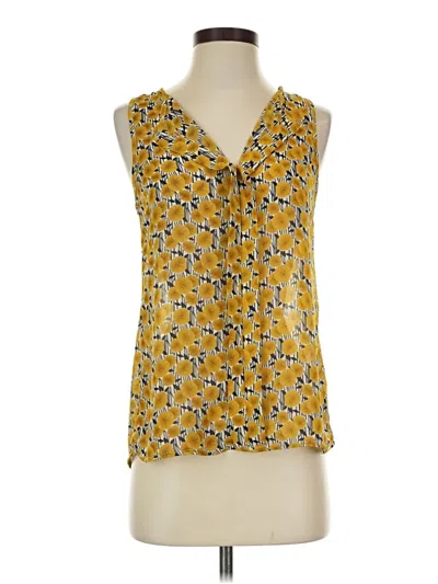 Pre-owned Fun2fun Sleeveless Blouse In Yellow