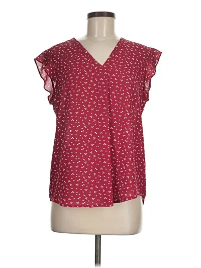 Pre-owned Fun2fun Sleeveless T-shirt In Burgundy