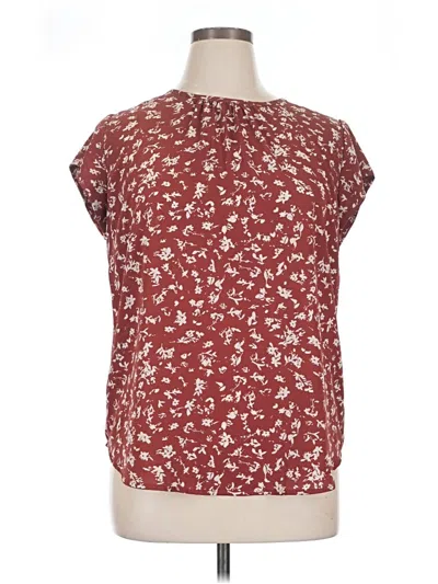 Pre-owned Fun2fun Sleeveless T-shirt In Burgundy