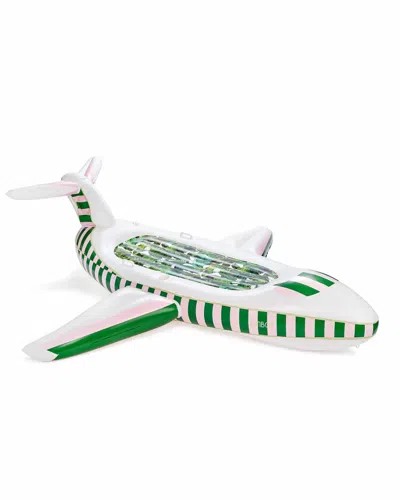 Funboy Airplane Pool Float In Green In Multi