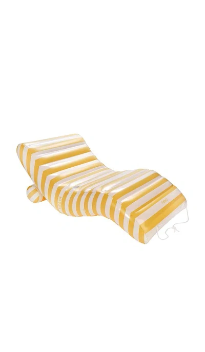Funboy Chaise Lounger In Yellow