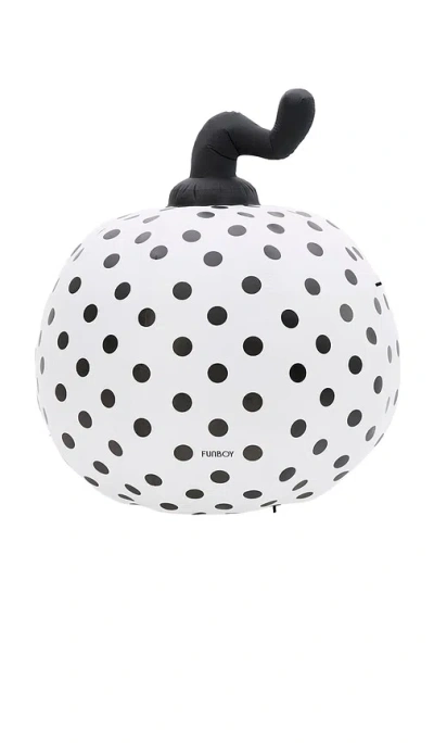 Funboy Halloween Constant Air Polka Dot Pumpkin In White