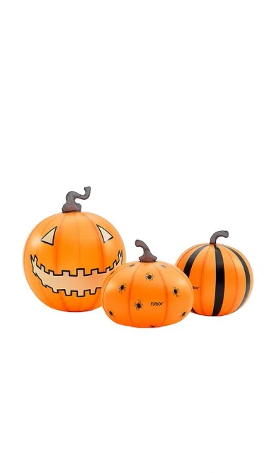 Funboy Halloween Constant Air Pumpkin 3-pack In Orange