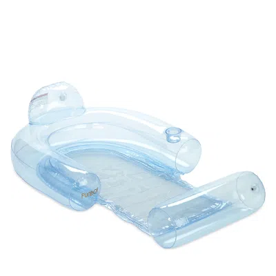 Funboy Mesh Inflatable Pool Chair In Clear Blue