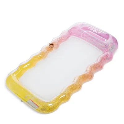 Funboy Ombre Mesh Pool Lounger In Ombre Pink