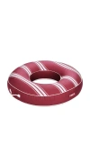 Funboy Premium Red Stripe Fabric Covered Tube Float In Multi