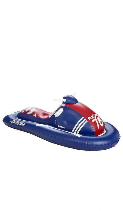Funboy Snowmobile Inflatable Snow Sled In Retro