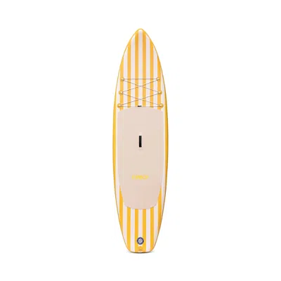 Funboy Striped Inflatable Paddle Board In Yellow