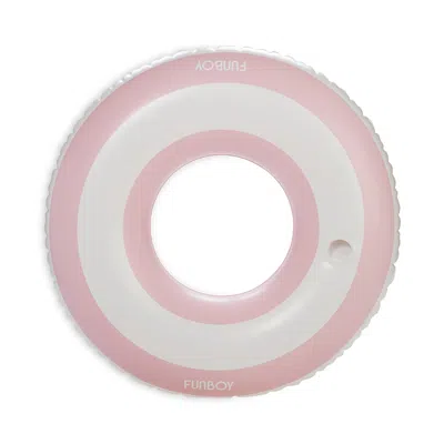 Funboy Striped Tube Float In Pink
