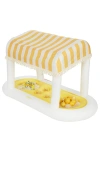 FUNBOY YELLOW CABANA STRIPE FLOATING BAR