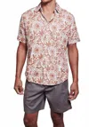 Fundamental Coast Bondi Heatwave Short Sleeve Shirt In Lotus In Neutral