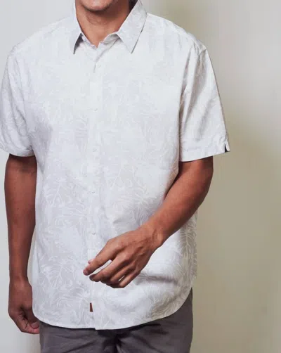Fundamental Coast Eco Jungle Shirt In Birch In Grey