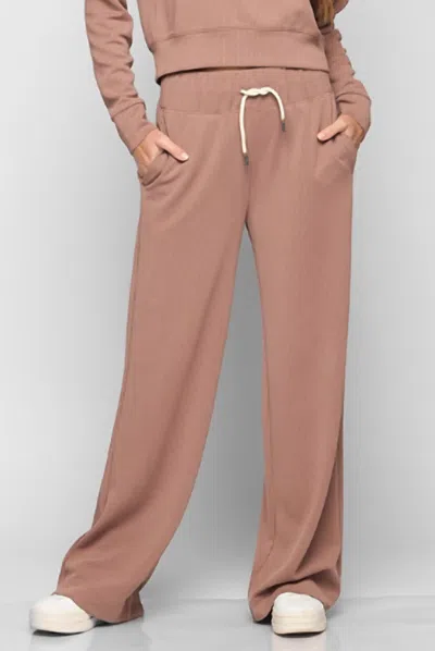 Fundamental Coast Later On High-waist Pant In Mocha In Brown