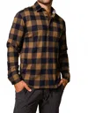 Fundamental Coast Nazare Buffalo Long Sleeve Shirt In Yukon In Multi