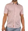 Fundamental Coast North Shore Dots Short Sleeve Shirt In Red In Red