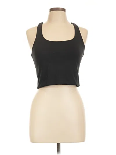 Pre-owned Fundamental Coast Tank Top Black Halter Neckline Tops
