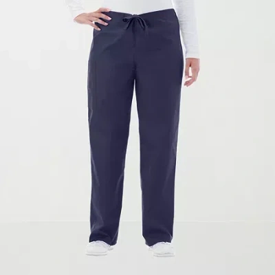 Fundamentals By White Swan 14920 Drawstring Unisex Adult Scrub Pant In Blue